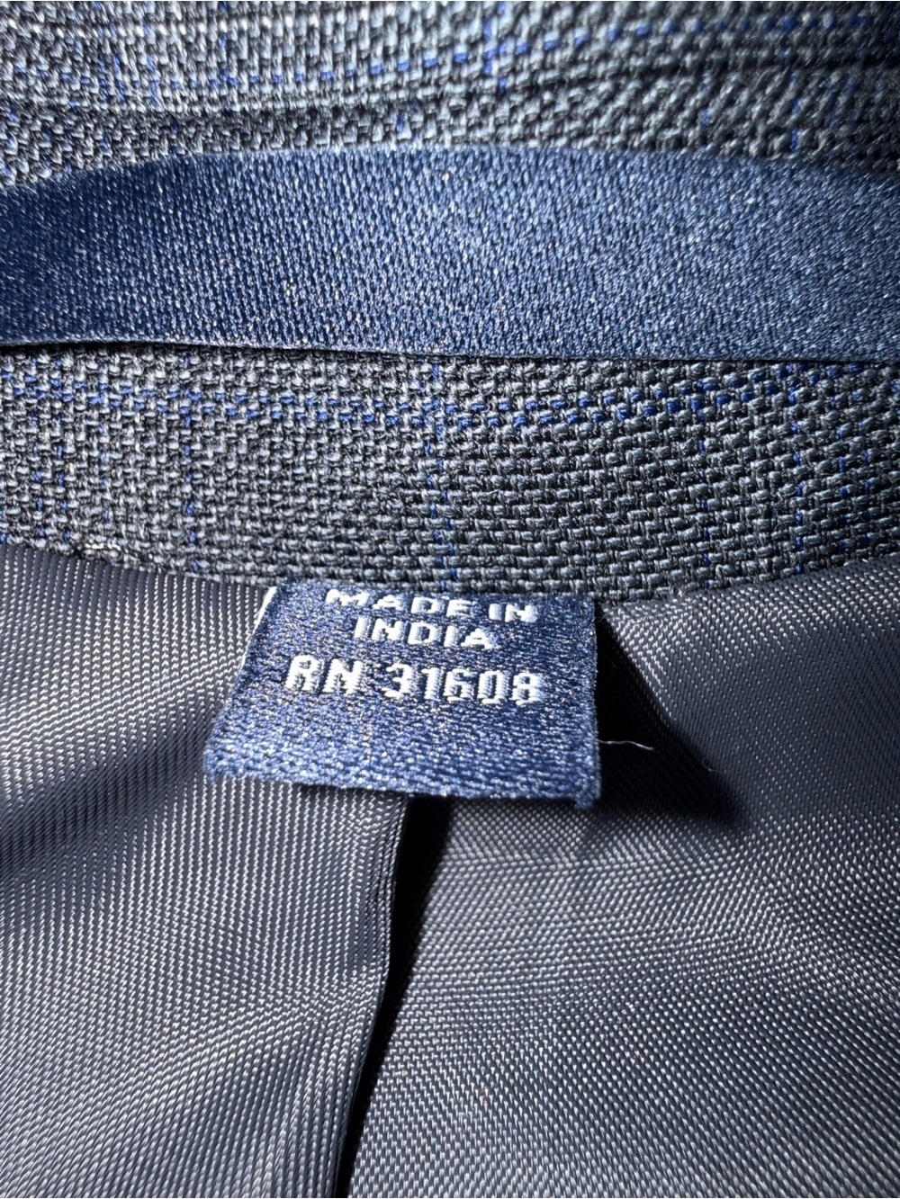 Jos. A. Bank Charcoal Windowpane Sport Coat - Picture 5 of 7